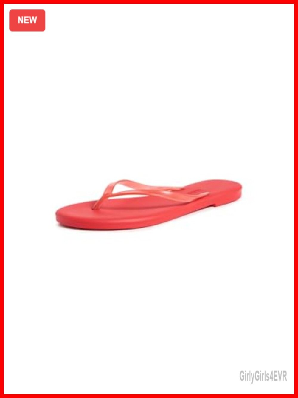 Jelly Flip Flops Thong Sandals Slip On PVC EVA Flat Beach